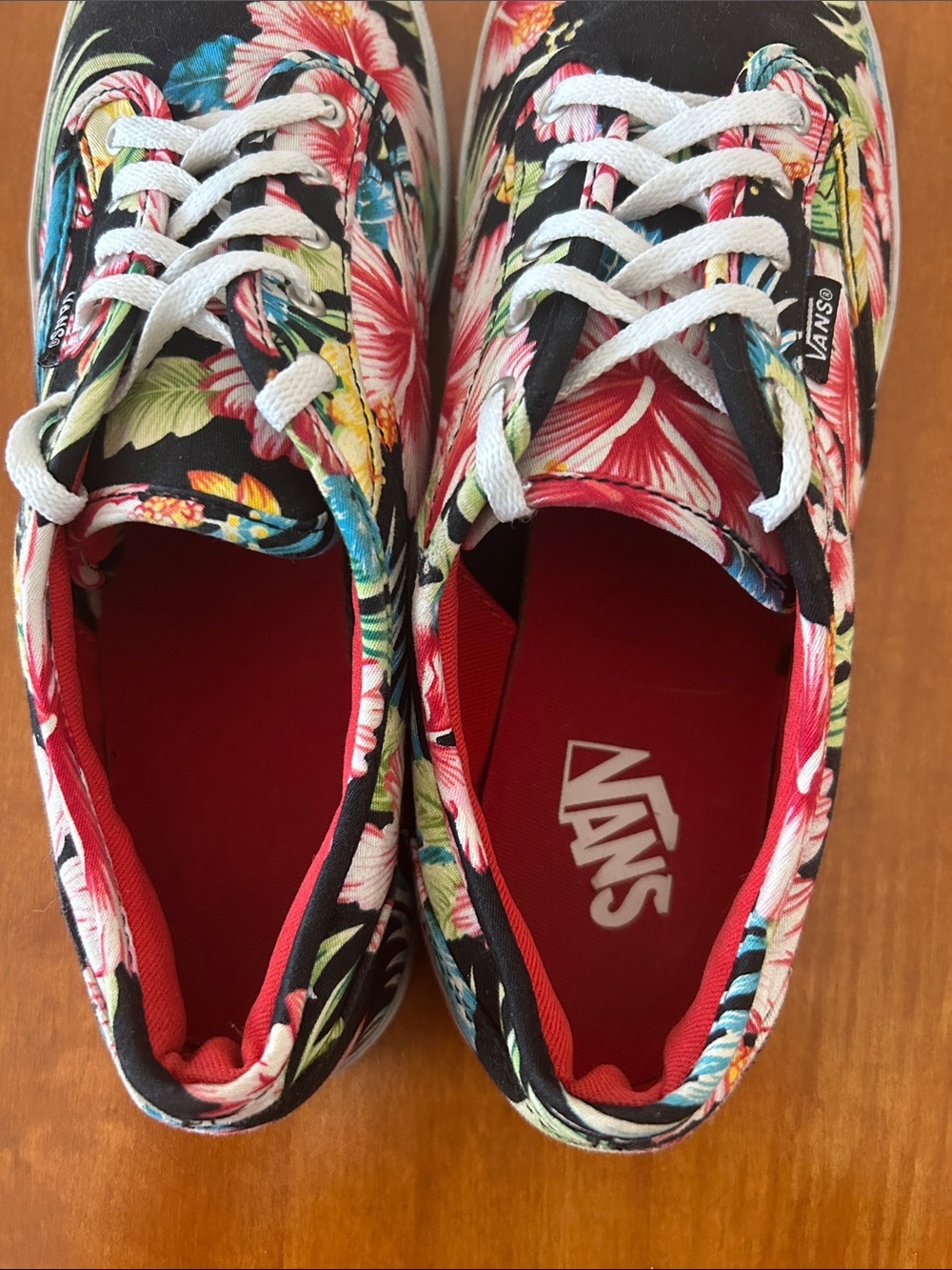 Vans Hawaiian Tropical Floral Canvas Low-Top Sneakers Women’s 11/Men’s 8.5 - Picture 5 of 10